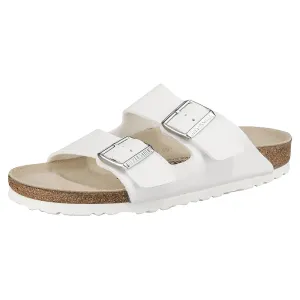 Birkenstock Unisex White Double Buckle Cork 37N Arizona Sandals - 51733-37