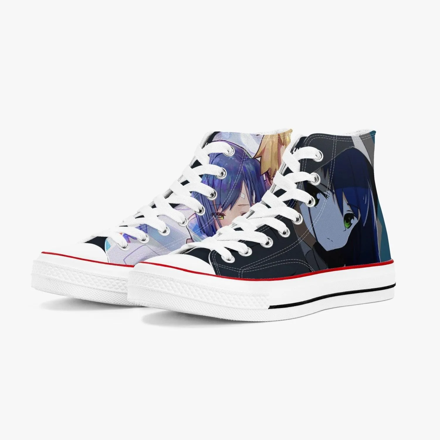 Darling in The Franxx Ichigo A-Star High White Anime Shoes