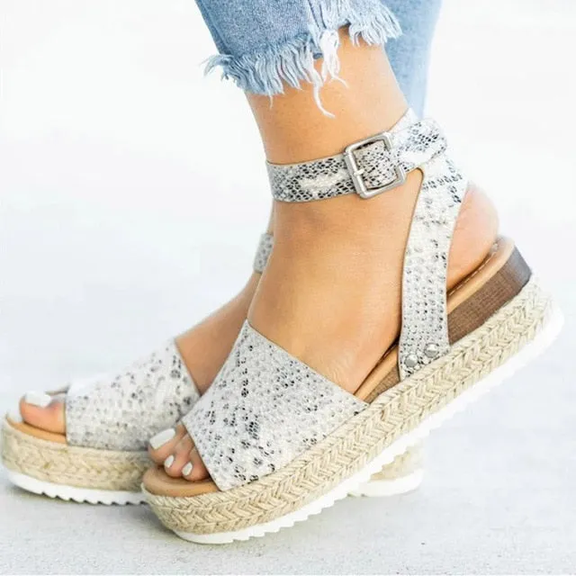 Flip Flop Chaussures Women Sandals Plus Size Wedges  Shoes 2019