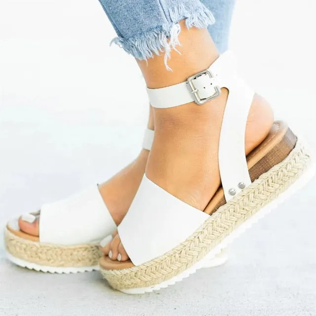 Flip Flop Chaussures Women Sandals Plus Size Wedges  Shoes 2019