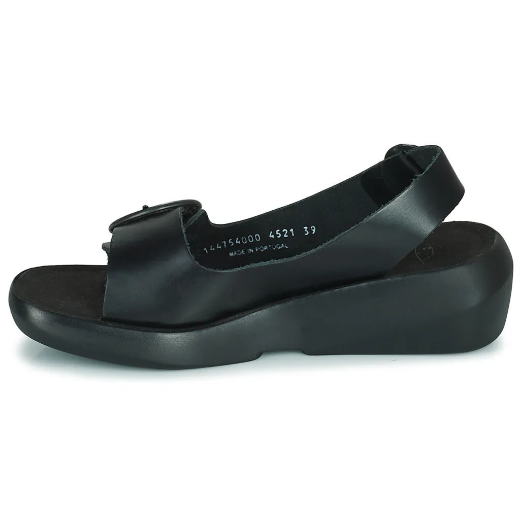 Fly London Berk754Fly Leather Women's Wedge Heel Sandals