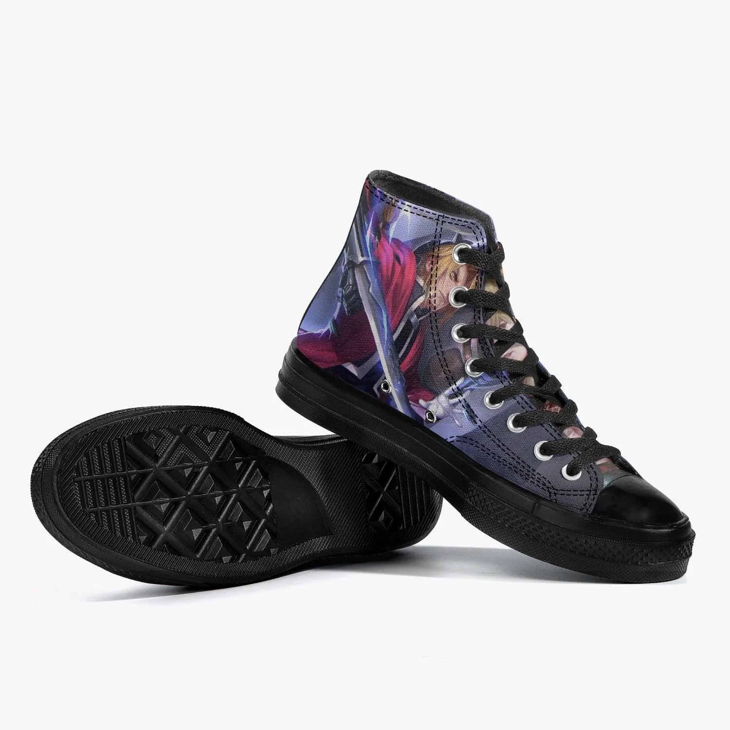 Fullmetal Alchemist Edward A-Star High Anime Shoes