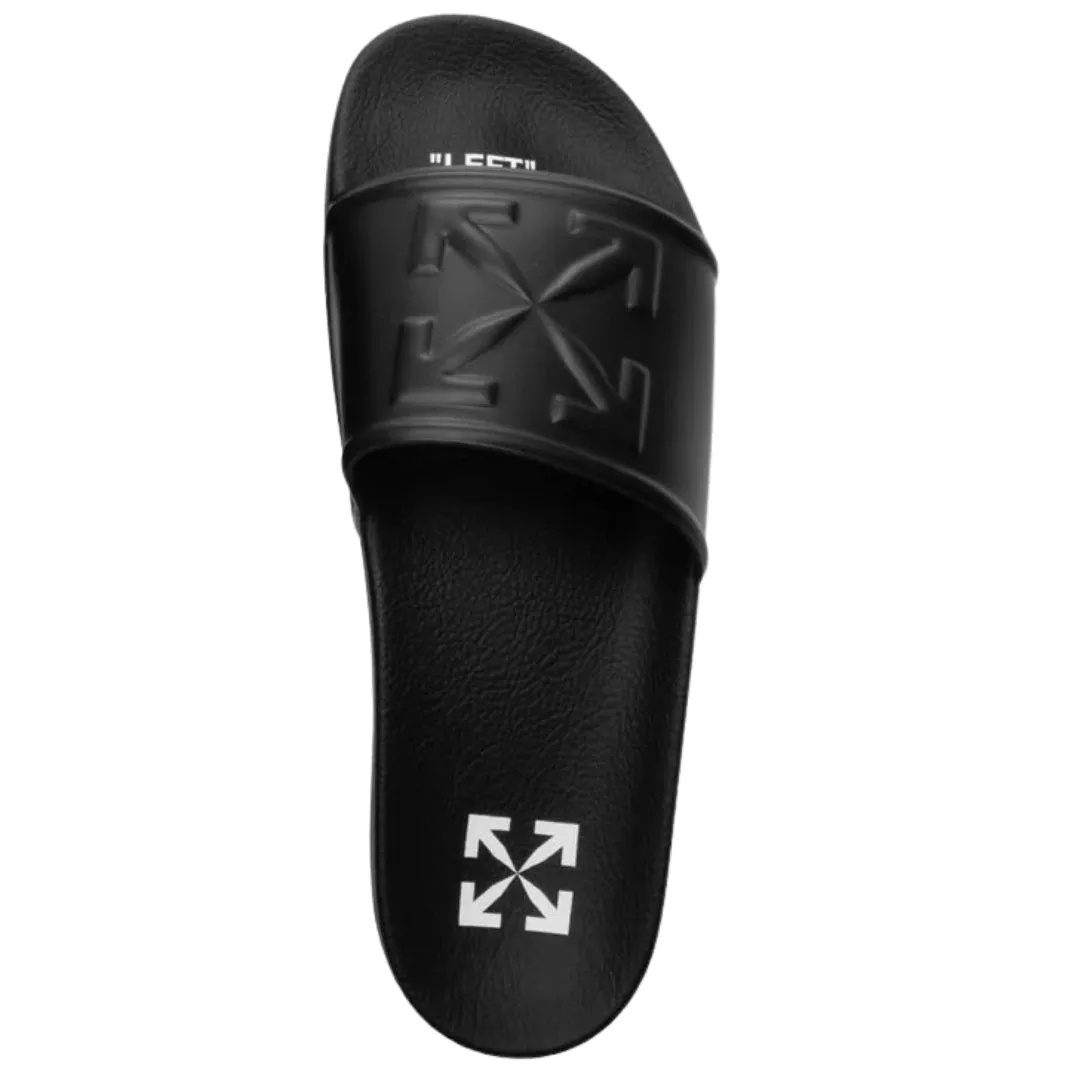 Off-White Arrow Pool Black Sliders