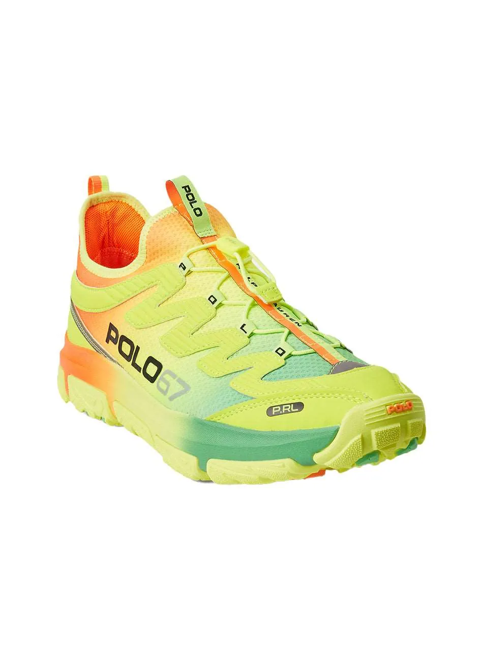 Polo Ralph Lauren Adventure 300LT Sneaker - Sunset Fusion Orange/Tropical Green