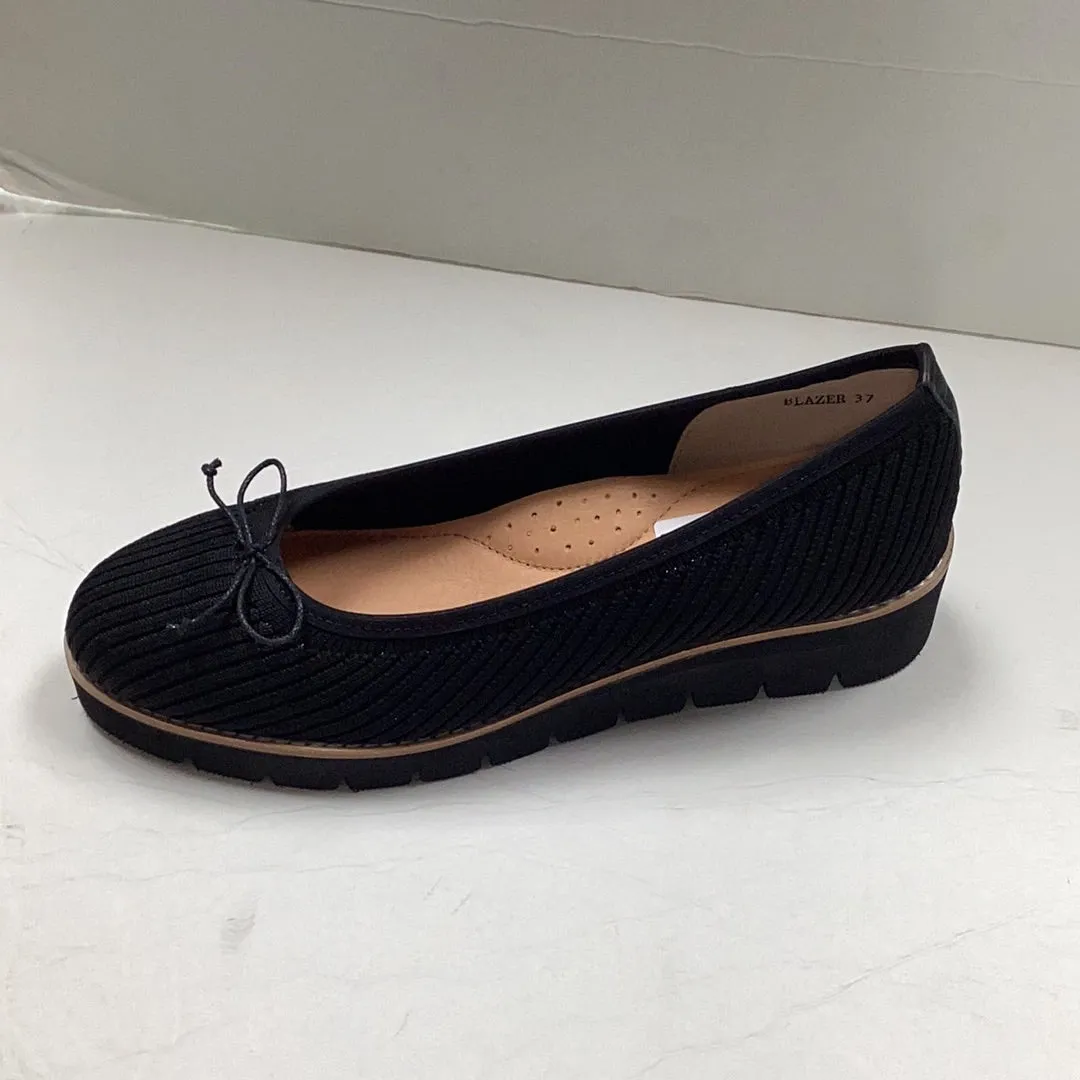 SALE SP23 Ralph Miguel Blazer Chanel Bow Wedged Slip On