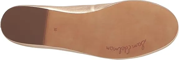 Sam Edelman Felicia Gold Leaf Slip On Rounded Toe Flexible Classic Ballet Flats