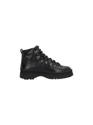 Smooth Leather Hiking Boots