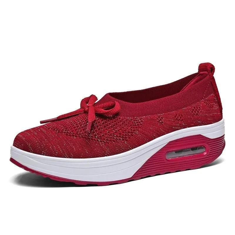 Women's Kiss My Toe Breathable Orthopedic Cushion Slip On Walking Shoes